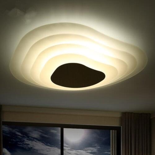 Modern LED Ice Layer Acrylic Ceiling Lights D45/D60cm Fixture Home Indoor Lighting Bedroom Foyer Living Room Ceiling Lamps