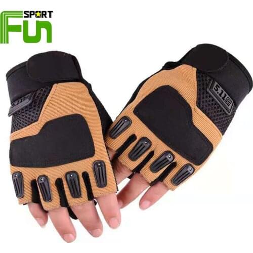 STARFUN Sports Riding Gloves Fitness Weight Lifting Anti-Slip Breathable Road Bike Half Finger Bicycle Outdoor Accessories Men