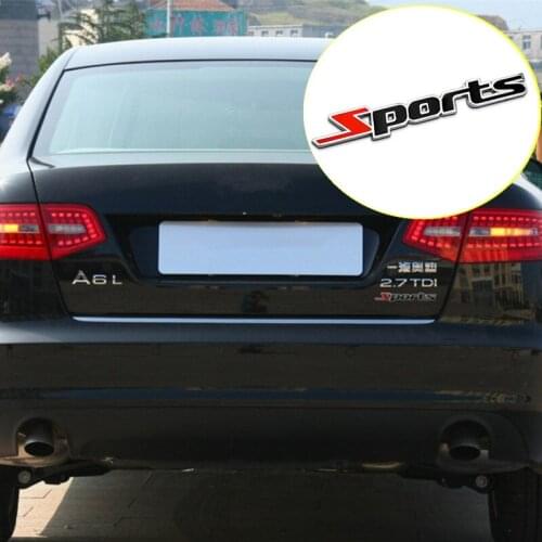 Car styling 3D Metal SPORT Stickers For TOYOTA RAV4 C-HR COROLLA CROWN REIZ PRIUS COROLLA VIOS LAND CRUISER PRADO Highlander