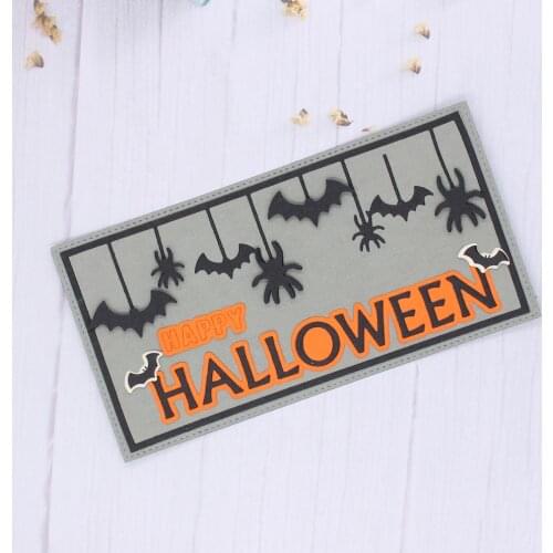 ZFPARTY Mini Slimline Halloween Metal Cutting Dies Scrapbook Paper Craft Decoration dies scrapbooking