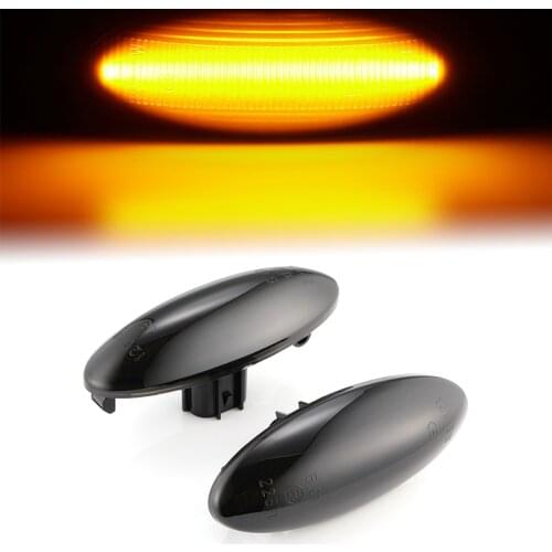 Yellow LED Side Marker Lamp Dynamic Turn Signal Light For Toyota RAV4 Corolla Yaris Camry 81730-02080 81730-0D032