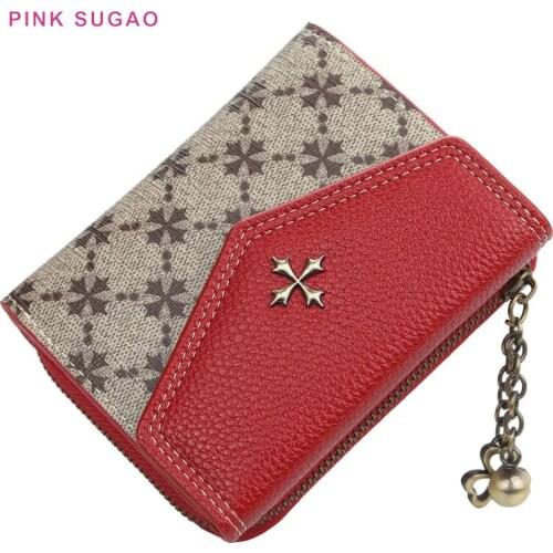 Pink Sugao wallet women wallets small purse credit card holder womens wallets and purses cute wallet passport holder 2019 new