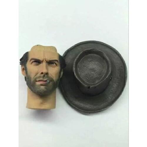 1/6 Scale Clint Eastwood The Good Head Sculpt For Hot Toys Body headplay HW/Neck