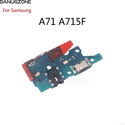 10PCS/Lot AAA Quality For Samsung Galaxy A71 A715F USB Charging Dock Port Socket Jack Connector Charge Board Flex Cable