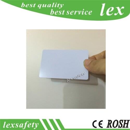 100pcs/Lot 125khz Writable Rewrite Blank White T5577 Proximity Access Card / RFID Hotel Key Card