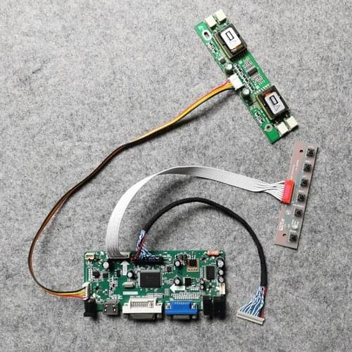 1024*768 LVDS 20-Pin DIY kit LCD panel drive controller board 4-CCFL VGA+DVI M.NT68676 Fit LT150X1/LTA150XH/LTM150XH matrix