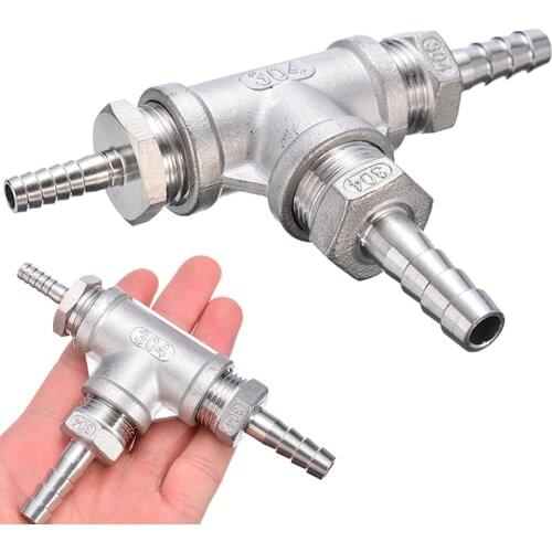 2 Micron -1/2'' Beer Brewing Stainless Steel Inline Aeration/ Oxygenation Diffusion Stone 2 Micron for Homebrew Silver