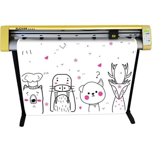 4 Feet Sticker Cutter Plotter 1350mm Automatic Contour Graph Plotter Vinyl Cutter for Sale