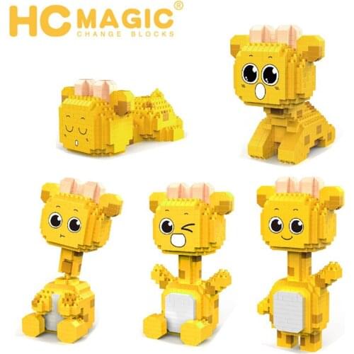 503pcs+ Cartoon Giraffe Diamond Building Blocks Lovely Animal KL009 Mini Micro Bricks Toys For Kid Birthday Gift