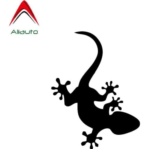 Aliauto Cartoon Car Stickers Coolest Reptile Lizard Vinyl Decor Waterproof Reflective Creative Personality Accessories,13cm*9cm