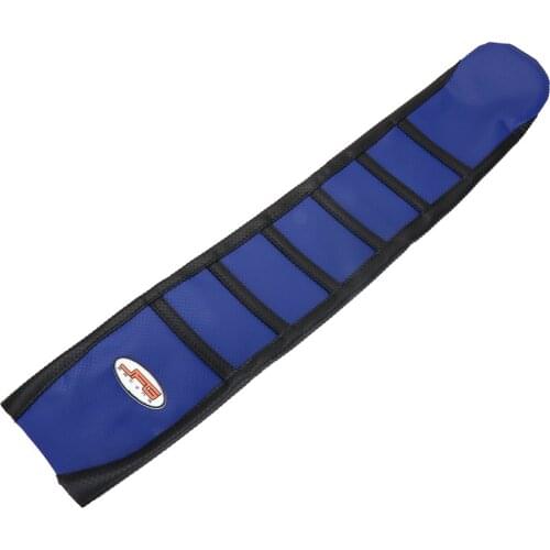 Free Shipping Blue Stripe Motorcycle Gripper Soft Seat Cover For YAMAHA YZ450F YZF450 10 11 12 13 Dirt Bike Motocross Enduro