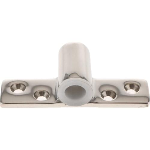 316 Stainless Steel Boat Side Mount Oarlock/Rowlock Sockets for 1/2 inch Shank, Polished