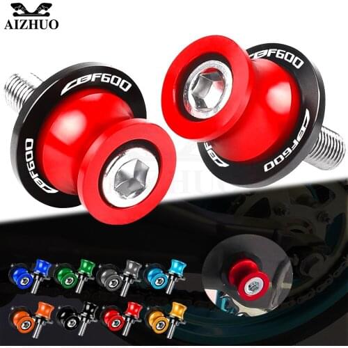 CBF 600 Motorcycle Accessories 8MM Stand Screws FOR HONDA CBF600 SA 2006-2013 2012 2011 2010 CNC Aluminum Swingarm Slider Spools