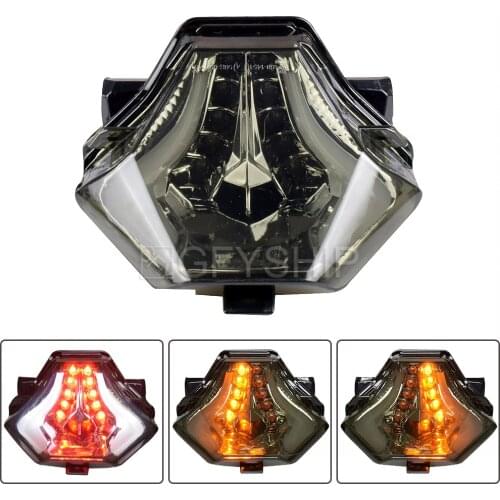 For Yamaha MT 07 2014 to 2017 2018 MT03 MT 03 2015-2018 MT07 MT 07 Motorcycle Tail Light LED Turn Signals Motorcycle Brake Light