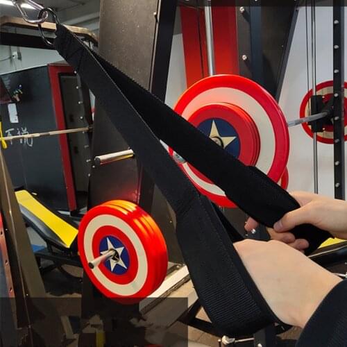 Home Gym Face Pull Band For Cable Machine Workout Triceps Biceps Pulley System Attachment Pull Down Handle Fitness Gripper F1100