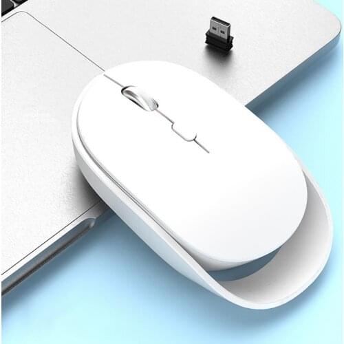 Comfortable Cool 2.4G Dual Mode Bluetooth Mouse Lightweight PC Mouse Plug Play Computer Accessories