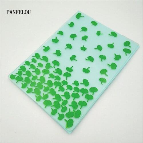 PANFELOU EasterCherry jar Embossing folders Plastic For Scrapbooking DIY Template Fondant Cake Photo Album Card Making