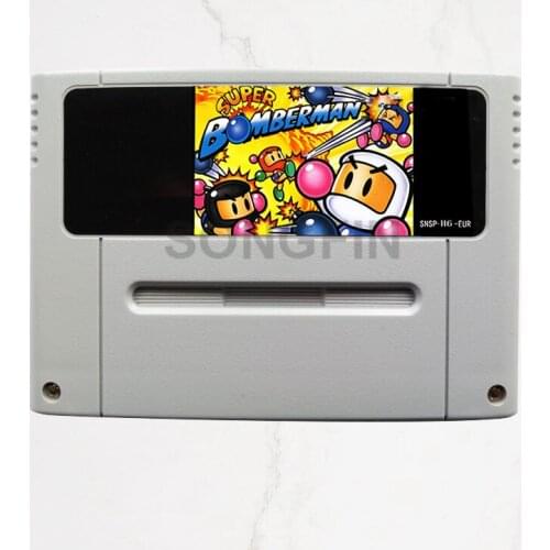 Super Bomberman 16 bit 46 Pin Game Cartridge for PAL Version Game Console