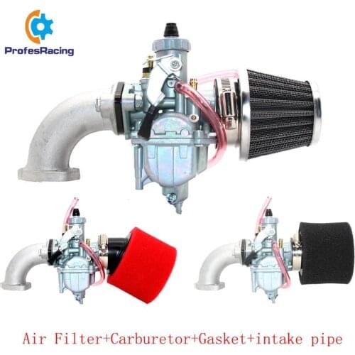 Mikuni VM22 Carburetor 38mm Air Cleaner Filter 26mm Carb Intake Pipe Mainfold For 110cc 125cc 140cc Engine Pit Dirt Bike Motor