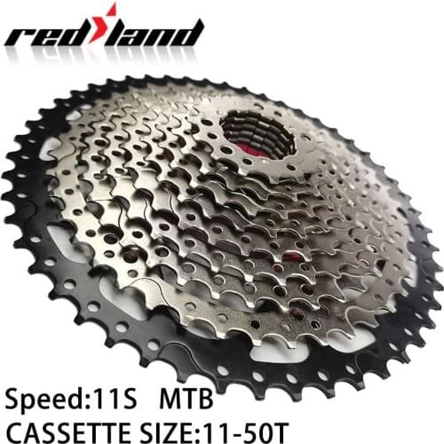 REDLAND MTB Mountain Road Bicycle Cassete Flywheel 11 Speed Bicycle Cassette Standard 11-50T On Freewheel Part