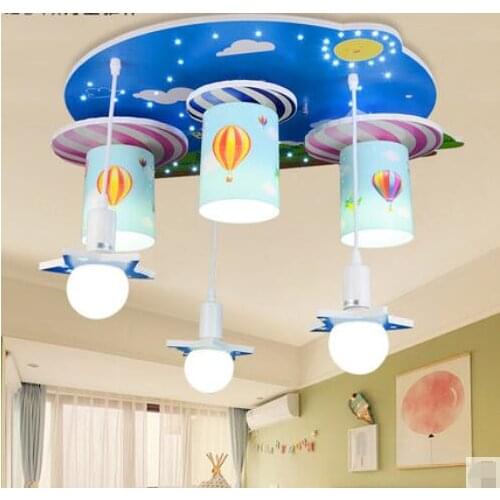 Creative cartoon hot air balloon Pendant Light children room lights men and women bedroom lights warm led lighting TA92110