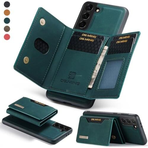 Magnetic Leather Case for Samsung Galaxy S21 Ultra S21Plus A72 A52 A42 Note 20 A03S S20FE A22 Kickstand shockproof Cover Wallet