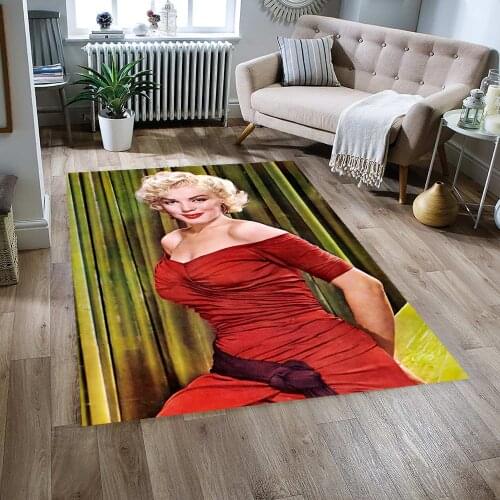 Marilyn Monroe Rug, New Fashion Rugs, Living Room Rug, Modern Rug, Home Decor Rugs, Fan Rugs, Print Rug, Kids Room Rugs,sm206