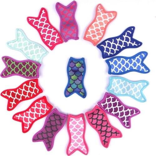 Multicolor Mermaid Printing Neoprene Popsicle Holder Ice Cooler Case Ice Lolly Wholesale LX2093