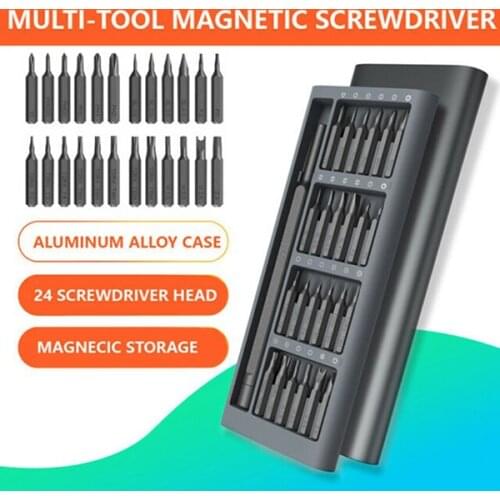 Precision Screwdriver Kit 24 Magnetic Screw Driver Multi Computer PC Mobile Phone Device Repair PR Sale