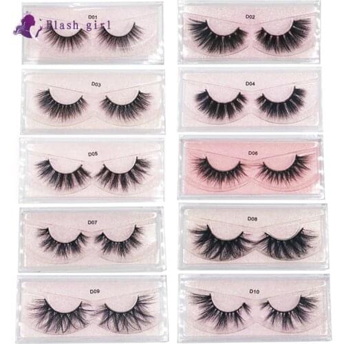 Flash Giral Natural False Eyelashes Thick Wispy Handmade Mink Eyelash Extension Tools High Volume Soft Eye Lashes Makeup