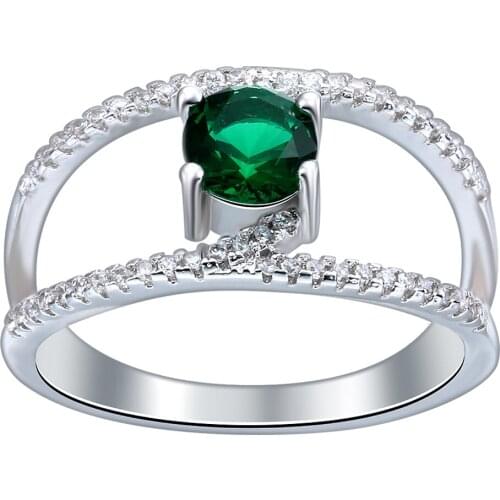 Wholesale exquisite pattern love hollow wedding ring pave CZ zircon High Quality Fashion Jewelry silver Plated jewelry