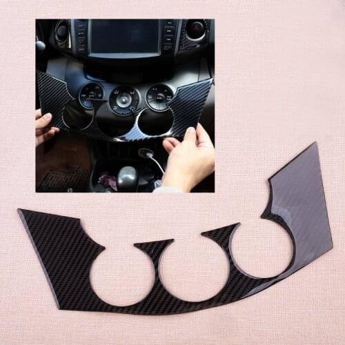 Car Central Console Switch Panel Trim Cover Fit For Toyota RAV4 2006 2007 2008 2009 2010 2011