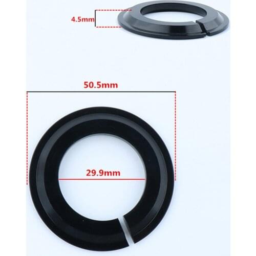 Alloy Bike Crown Race Ring PartsTapered Steerer Conversion Spacer1 1/8in To 1 1/2in Crown Race Ring Fork Adapter Bottom Spacer