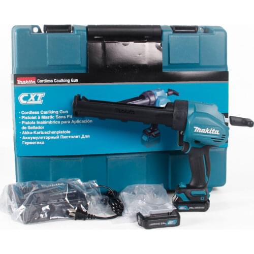 Makita CG100DZA 10.8v 12v CXT Slide Caulking Gun 300ml Variable Speed,with 2.0A battery