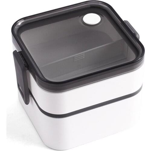 Simple Lunch Box Can Be Heated By Microwave Oven Separate Type Portable Bento Box Lunch Box Tableware Kitchen