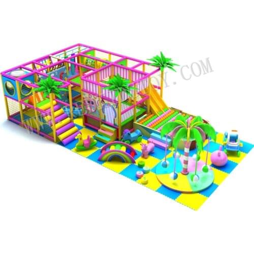 EU Standard Shipped to Slovakia Electric Indoor Play Equipment With Palm Tree HZ-4526c