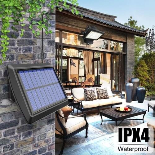 LED Solar Power PIR Motion Sensor Flood Wall Light Waterproof Outdoor Indoor Garden Security Solar Lamp