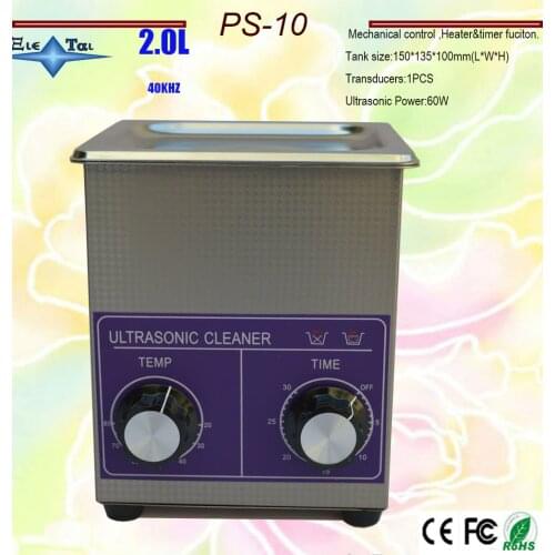 Ultrasonic cleaner 110v/220v heater &timer 2L 40KHZ for kinds of small parts with free basket