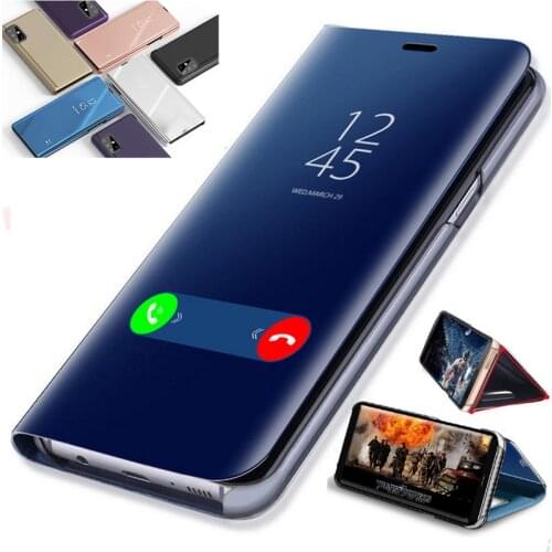 Oppo A52 CPH2061 CPH2069 A72 CPH2067 Case Smart Mirror View Leather Flip Case for OPPO A92 CPH2059 Stand Cover Phone Shell Coque
