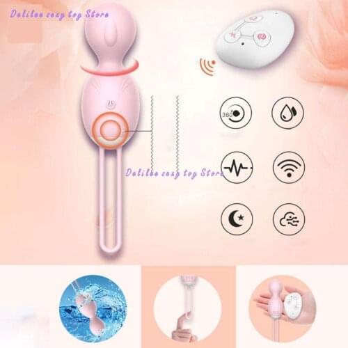 Remote Control Vibrating Massager 7 Frequency Clitoris Stimulator USB Rechargeable Vibrator G-spot for Women