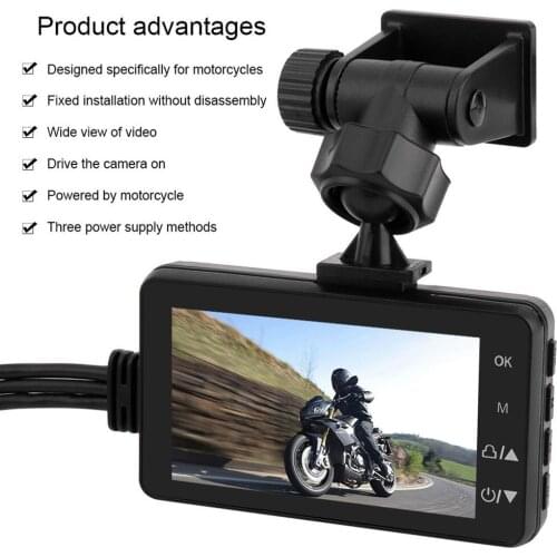 SE300 Motorcycle DVR Front+Rear Dash Camera Motorcycle Dash Cam Video Recorder Front Rear View Waterproof Motorcycle Camera
