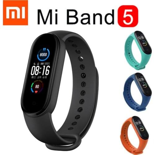 Xiaomi Mi Band 5 Smart Bracelet AMOLED Miband 5 Smartband Fitness Traker Bluetooth Sport Waterproof Wristband