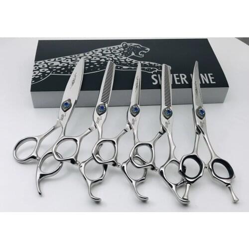 Japanese Hair Scissors Professional Hairdressing Scissors with Big Bearing Screw Hair Cutting and Thinning Scissors Hot