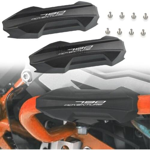 Motorcycle Engine Guard Bumper Protection Decorative Block Crash Bar Decor 25mm FOR 790Adventure 790 Adventure R/S 2019 2020