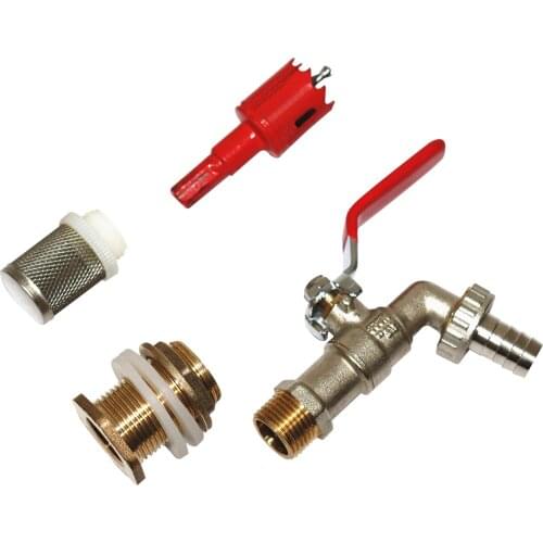 1/2 Garden Irrigation IBC Outlet Tank Water Tap Faucet Valve IBC Ton Drum Joint Ton Barrel Brass Switch IBC First-rate