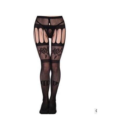 100pairs/lot fedex fast club style woman sexy fishnet tights high waist hollow out lace pantyhose free size