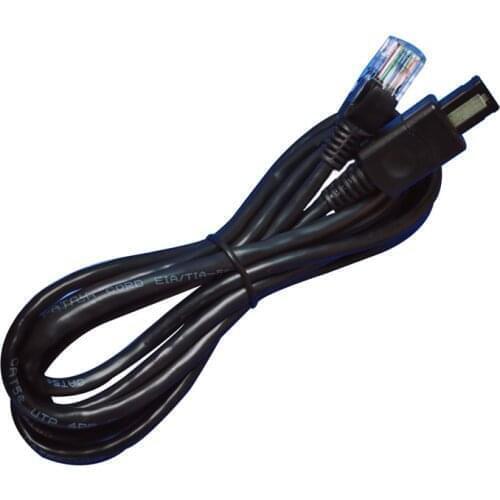 100pcs For SEGA Dreamcast Controller for DC gamepad plug connector to RJ45 Crystal plug connect cable