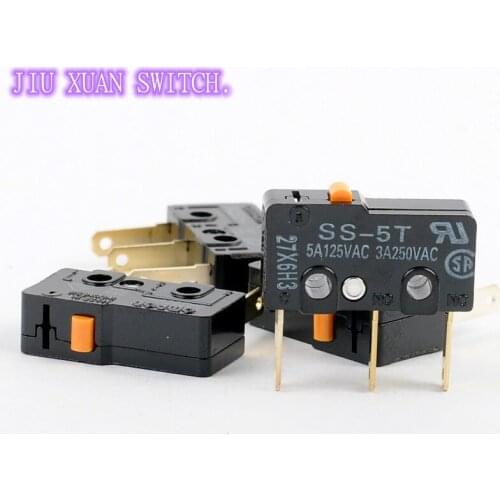 20pcs SS Series 5A original small inching travel limit switch 3pin SS-5GL SS-5GL13 Pendulum with handle