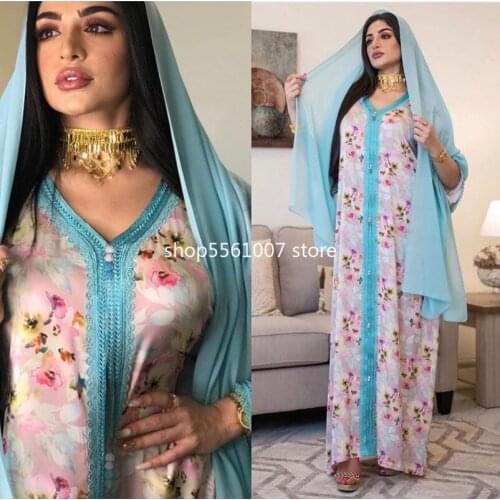 2021 African Dresses For Women Maxi Dress Loose Muslim Jalabiya Abaya Dress Long Sleeve Arabic Islamic Dubai Clothes Abaya