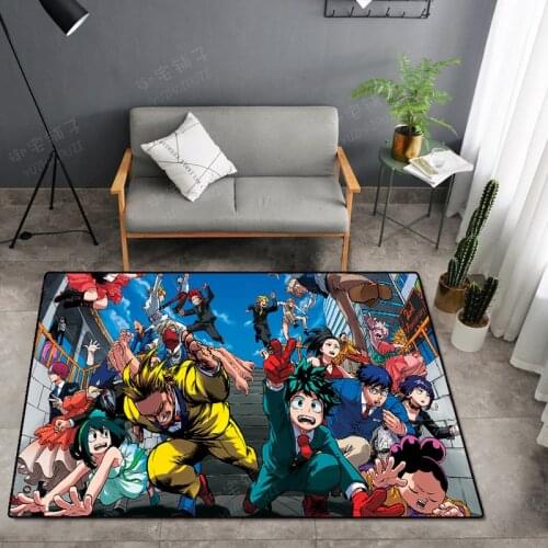 Cartoon My Boku No Hero Academia Floor Rug Carpet Bedroom Doormat Non-slip Mat Gift